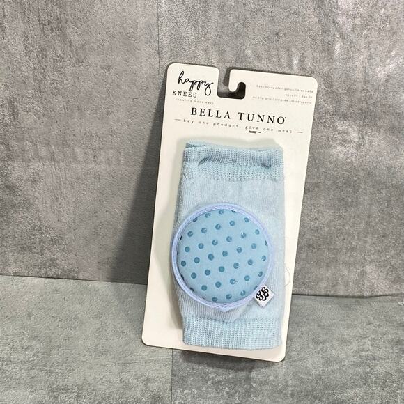BELLA TUNNO Light Blue Solid Happy Knees Non-Slip Kneepads SZ 0+ - Picture 1 of 7